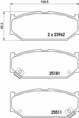 Купить Brembo P 79 031 по низкой цене в Украине!
