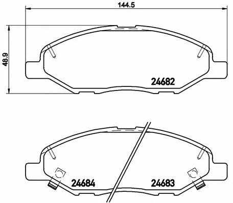 Купить Brembo P 56 088 по низкой цене в Украине!
