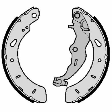 Колодки тормозные барабанные, комплект Brembo S 24 551