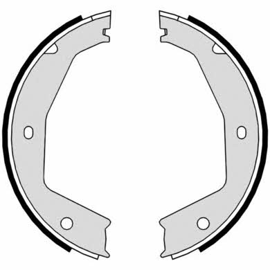 Колодки тормозные стояночного тормоза Brembo S 24 550