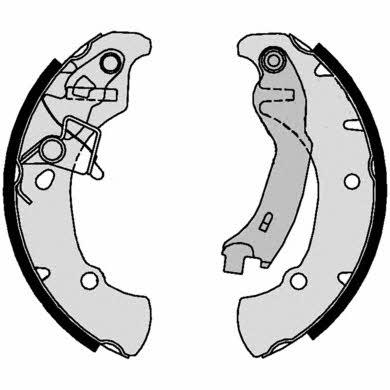Колодки тормозные барабанные, комплект Brembo S 16 516