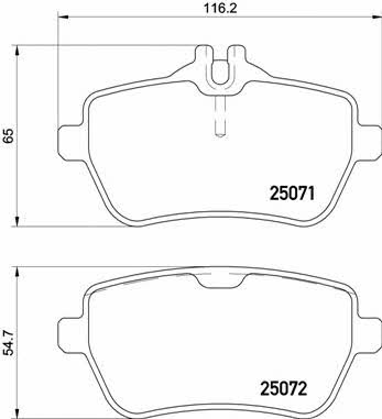 Купить Brembo P 50 117 по низкой цене в Украине!