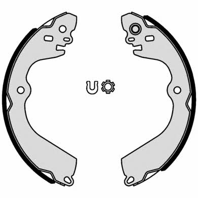 Колодки тормозные барабанные, комплект Brembo S 56 548