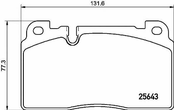 Купить Brembo P85133 – отличная цена на EXIST.UA!