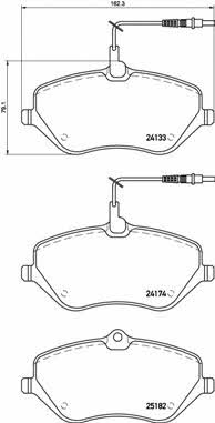 Купить Brembo P 61 119 по низкой цене в Украине!