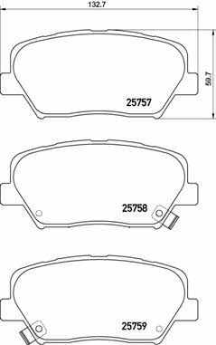 Купить Brembo P 30 070 по низкой цене в Украине!