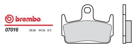 07016 Brembo Тормозные колодки дисковые, комплект