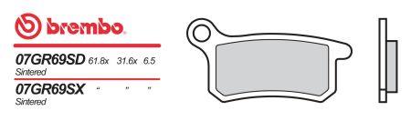 Купить Brembo 07GR69SX по низкой цене в Украине!