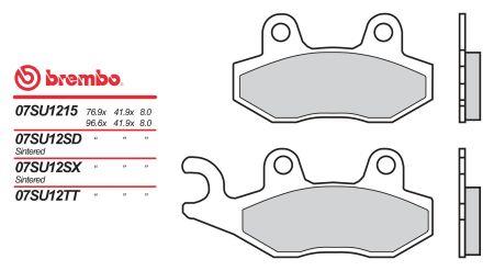 07SU12SD Brembo Тормозные колодки, комплект
