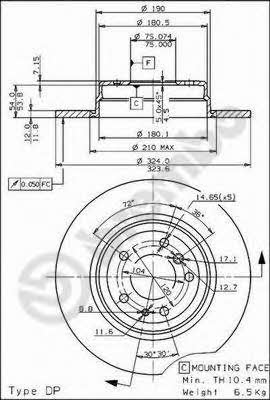Купить Brembo 08558011 – отличная цена на EXIST.UA!
