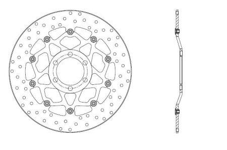 78B40828 Brembo Тормозной диск
