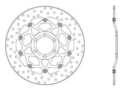 78B40891 Brembo Диск тормозной