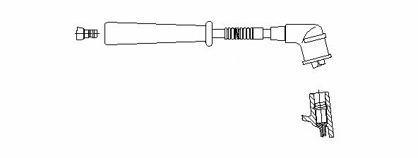 3A23E74 Bremi Провод высоковольтный