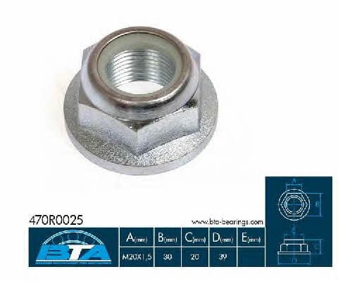 Гайка ступицы колеса BTA 470R0025BTA