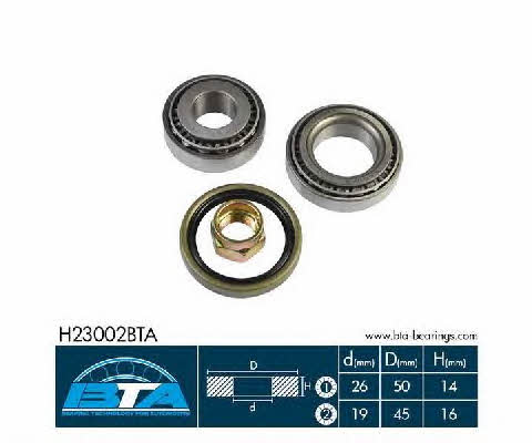 Подшипник ступицы колеса BTA H23002BTA