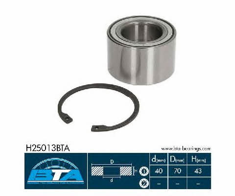 H25013BTA BTA Подшипник задней ступицы колеса, комплект