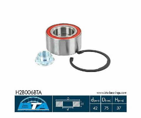 Подшипник ступицы колеса, комплект BTA H2B006BTA