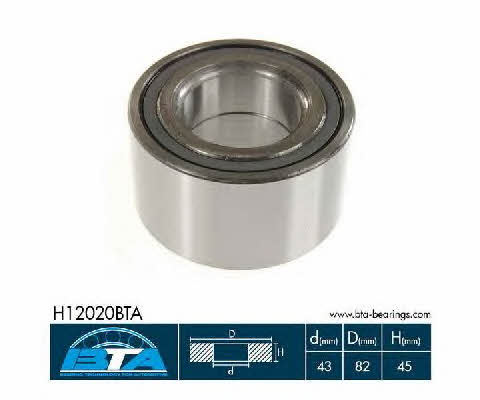 Подшипник передней ступицы колеса, комплект BTA H12020BTA