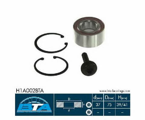 Подшипник передней ступицы колеса, комплект BTA H1A002BTA
