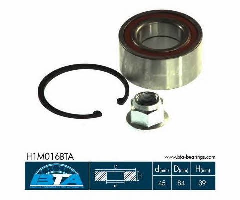Подшипник ступицы колеса, комплект BTA H1M016BTA