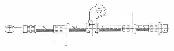 CEF 511456 Гальмівний шланг 511456: Купити в Україні - Добра ціна на EXIST.UA!