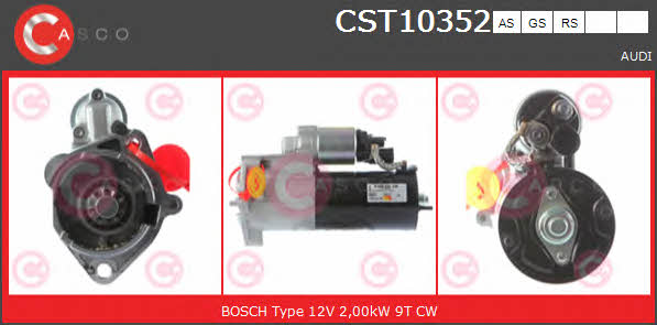 Casco CST10352GS Стартер CST10352GS: Купити в Україні - Добра ціна на EXIST.UA!
