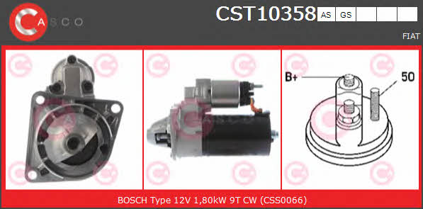 Casco CST10358AS Стартер CST10358AS: Купити в Україні - Добра ціна на EXIST.UA!