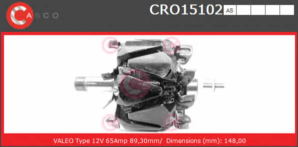 Casco CRO15102AS Ротор генератора CRO15102AS: Купити в Україні - Добра ціна на EXIST.UA!