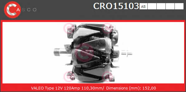 Casco CRO15103AS Ротор генератора CRO15103AS: Купити в Україні - Добра ціна на EXIST.UA!
