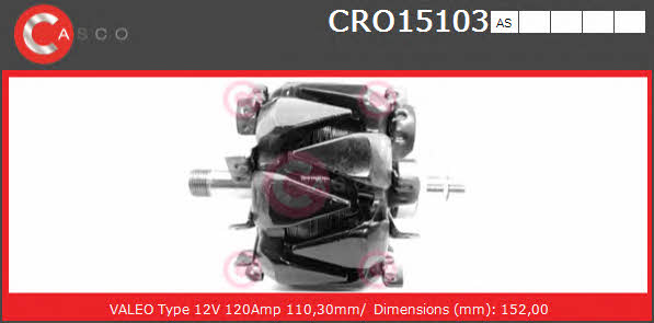 CRO15103AS Casco Ротор генератора
