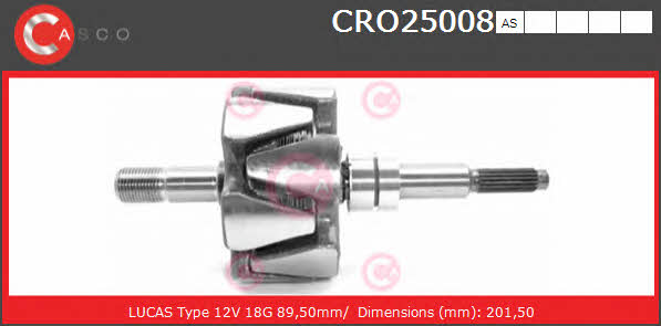 Casco CRO25008AS Ротор генератора CRO25008AS: Купити в Україні - Добра ціна на EXIST.UA!