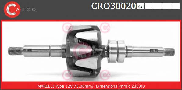 Casco CRO30020AS Ротор генератора CRO30020AS: Купити в Україні - Добра ціна на EXIST.UA!