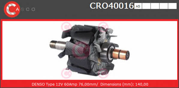 Casco CRO40016AS Ротор генератора CRO40016AS: Купити в Україні - Добра ціна на EXIST.UA!