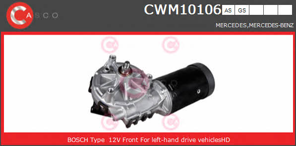 Casco CWM10106AS Мотор склоочисника CWM10106AS: Купити в Україні - Добра ціна на EXIST.UA!
