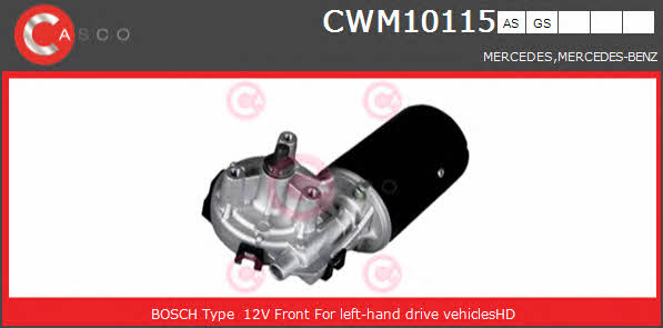 Casco CWM10115AS Мотор склоочисника CWM10115AS: Купити в Україні - Добра ціна на EXIST.UA!