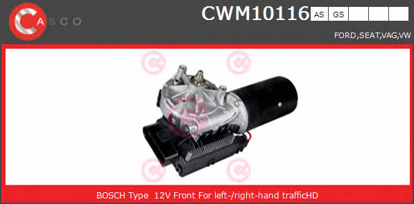 Casco CWM10116GS Мотор склоочисника CWM10116GS: Приваблива ціна - Купити в Україні на EXIST.UA!