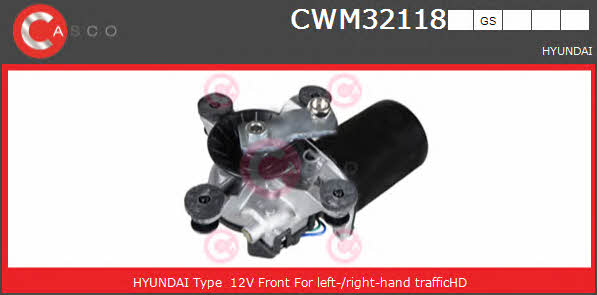 Casco CWM32118GS Мотор склоочисника CWM32118GS: Купити в Україні - Добра ціна на EXIST.UA!