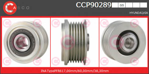 Casco CCP90289GS Шків генератора CCP90289GS: Купити в Україні - Добра ціна на EXIST.UA!