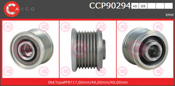 Casco CCP90294GS Шків генератора CCP90294GS: Купити в Україні - Добра ціна на EXIST.UA!