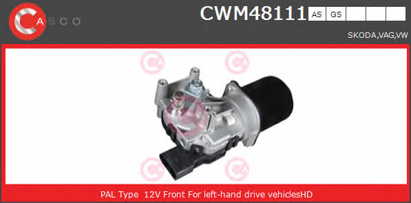 Casco CWM48111AS Мотор склоочисника CWM48111AS: Купити в Україні - Добра ціна на EXIST.UA!
