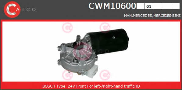 Casco CWM10600GS Мотор склоочисника CWM10600GS: Приваблива ціна - Купити в Україні на EXIST.UA!