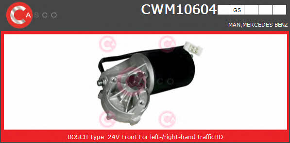 Casco CWM10604GS Мотор склоочисника CWM10604GS: Купити в Україні - Добра ціна на EXIST.UA!
