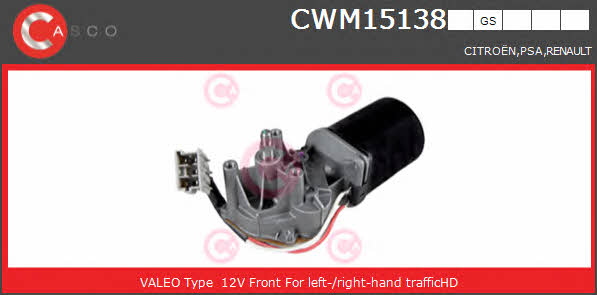 Casco CWM15138GS Мотор склоочисника CWM15138GS: Купити в Україні - Добра ціна на EXIST.UA!