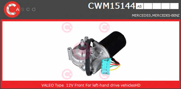 Casco CWM15144AS Мотор склоочисника CWM15144AS: Приваблива ціна - Купити в Україні на EXIST.UA!