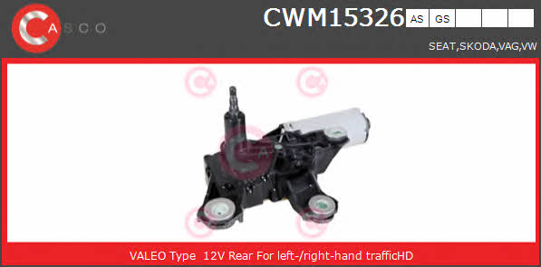 Casco CWM15326AS Мотор склоочисника CWM15326AS: Купити в Україні - Добра ціна на EXIST.UA!