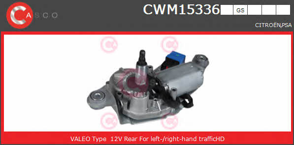Casco CWM15336GS Мотор склоочисника CWM15336GS: Приваблива ціна - Купити в Україні на EXIST.UA!