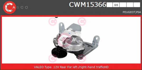 Casco CWM15366GS Мотор склоочисника CWM15366GS: Купити в Україні - Добра ціна на EXIST.UA!