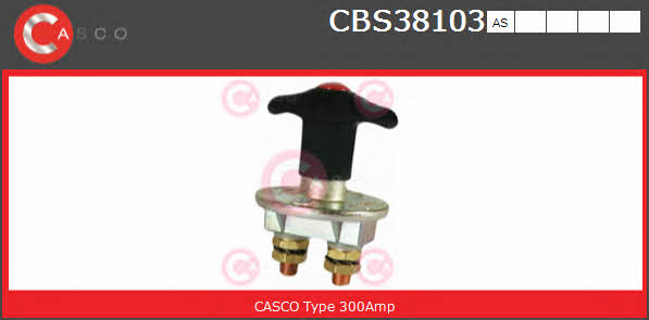 Casco CBS38103AS Головний вимикач, акумулятор CBS38103AS: Купити в Україні - Добра ціна на EXIST.UA!