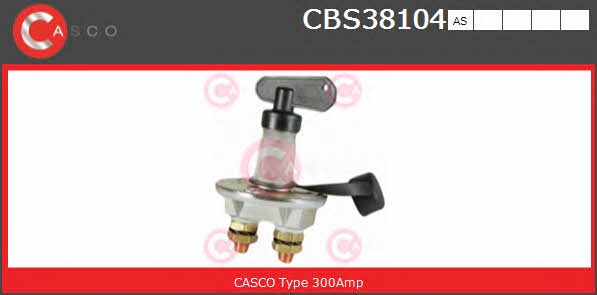 Casco CBS38104AS Головний вимикач, акумулятор CBS38104AS: Купити в Україні - Добра ціна на EXIST.UA!