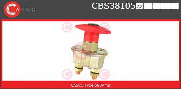 Casco CBS38105AS Головний вимикач, акумулятор CBS38105AS: Купити в Україні - Добра ціна на EXIST.UA!